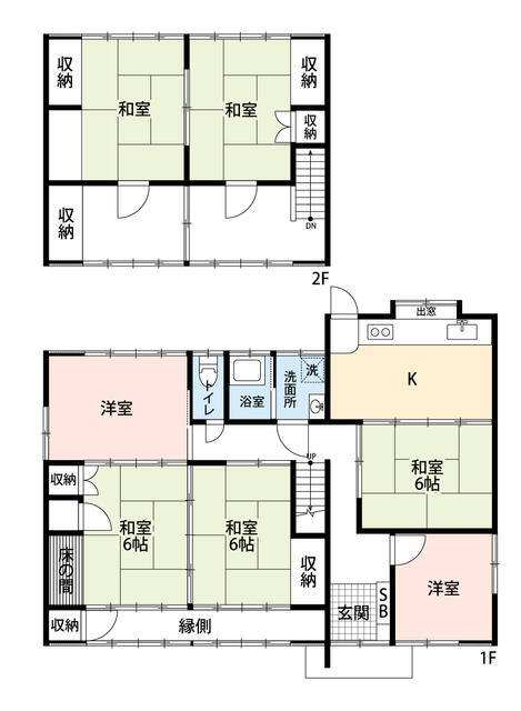 detached 愛知県弥富市鯏浦町上六 地図を見る