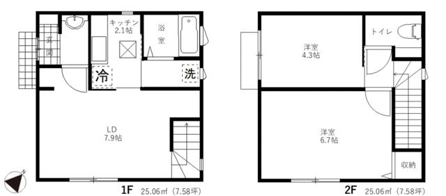detached 愛知県清須市土器野南中野 地図を見る