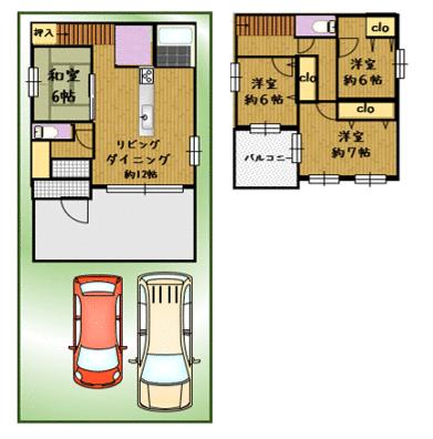 detached 愛知県一宮市春明字円光寺 地図を見る