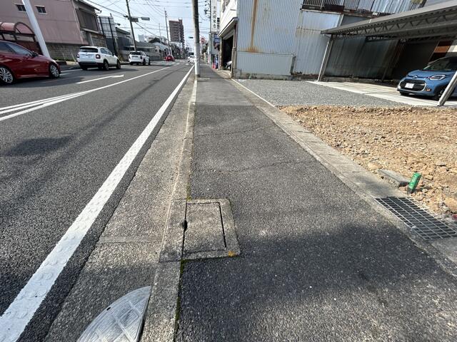 現地土地／歩道があるのも嬉しいです