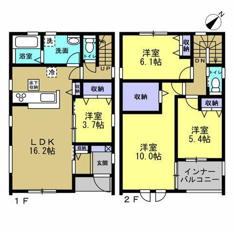 detached 愛知県海部郡蟹江町富吉１丁目 地図を見る