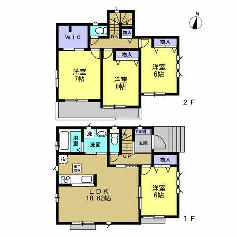 detached 愛知県海部郡蟹江町源氏３丁目 地図を見る