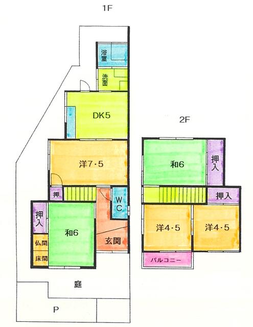 detached 愛知県江南市村久野町鈴道 地図を見る