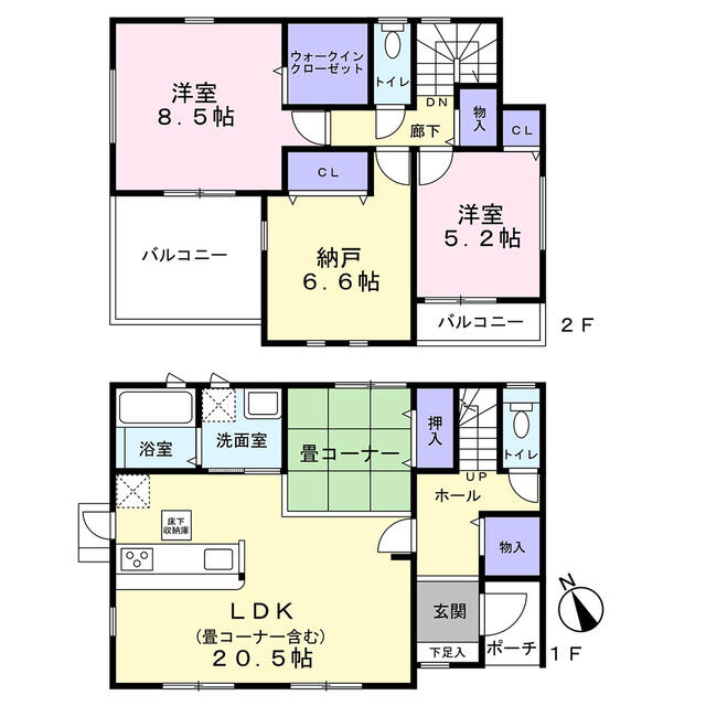 detached 愛知県江南市今市場町秋津 地図を見る