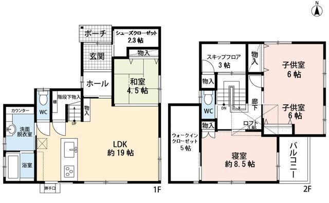 愛知県名古屋市の一戸建て | 3790万円 | 3SLDK | 135.7m² | Akiyama house finder