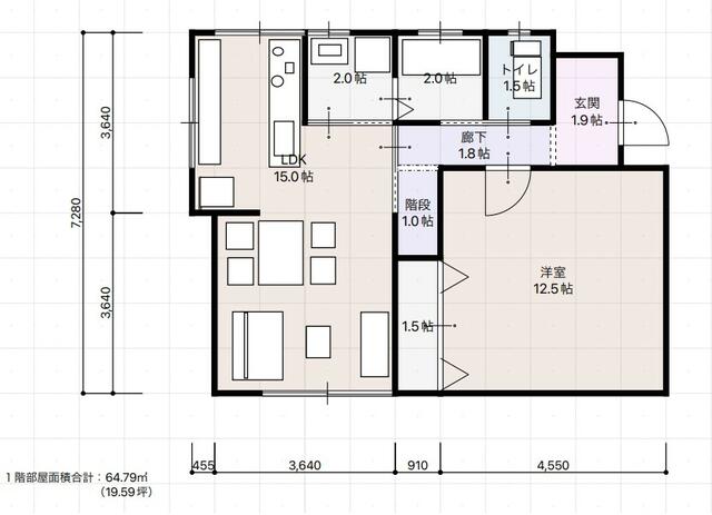 １階平面図