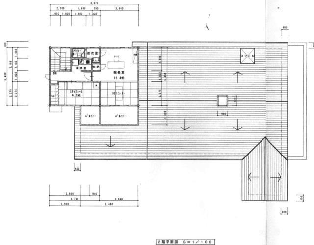 間取り図／２階平面図