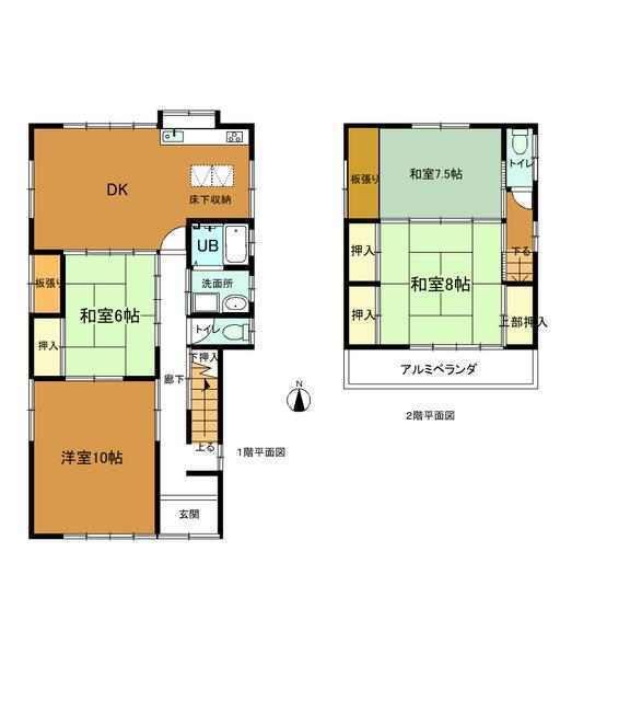 愛知県北名古屋市の一戸建て | 1680万円 | 4DK | 225.72m² | Akiyama house finder