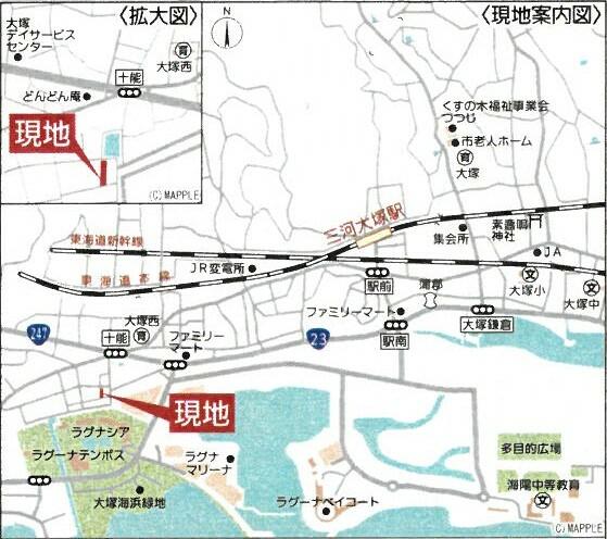 detached 愛知県蒲郡市大塚町岸脇 地図を見る