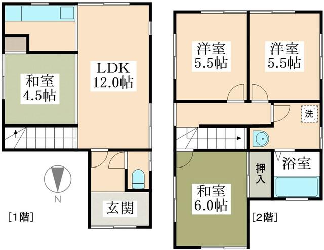 detached 愛知県江南市赤童子町福住 地図を見る