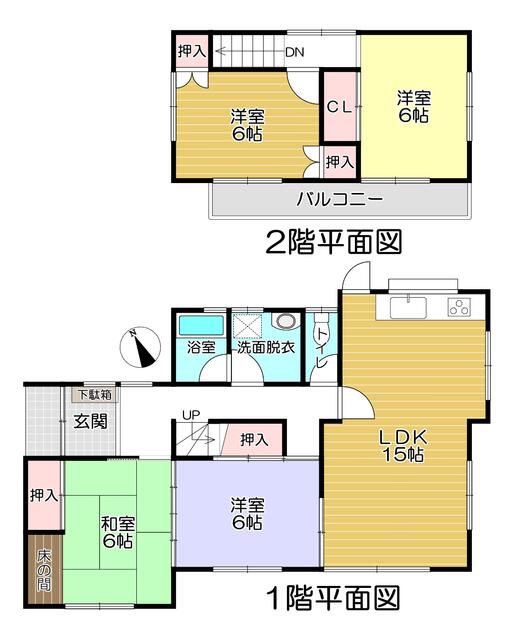 detached 愛知県江南市力長町神出 地図を見る