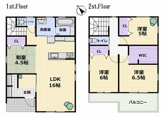 detached 愛知県江南市高屋町花戸 地図を見る