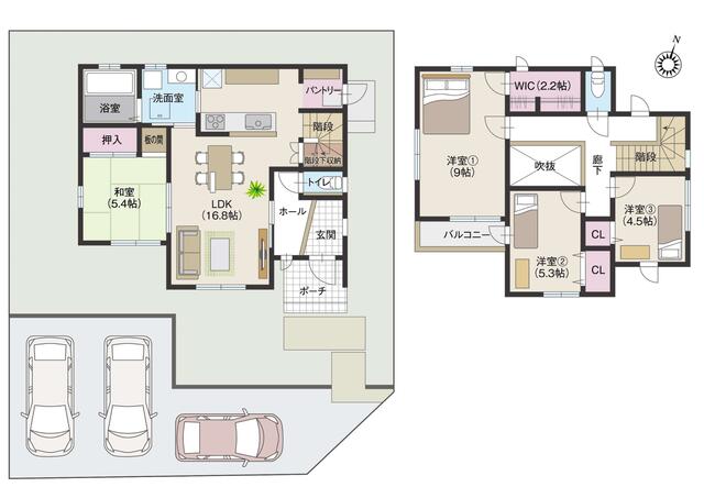 detached 三重県三重郡川越町大字当新田