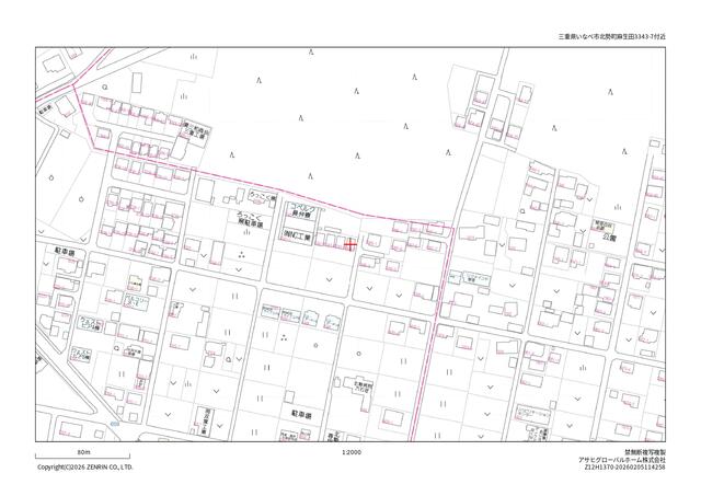 detached 三重県いなべ市北勢町麻生田 地図を見る
