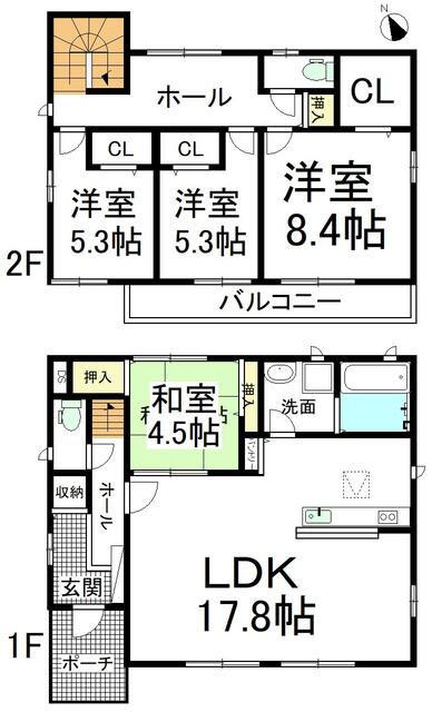 detached 三重県桑名市陽だまりの丘５丁目