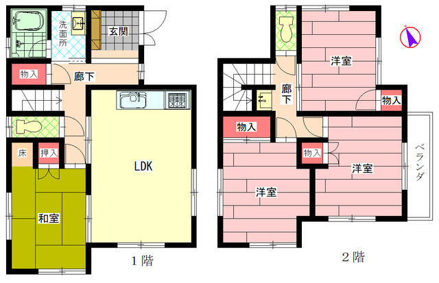 三重県四日市市の一戸建て | 1030万円 | 4LDK | 130.28m² | Akiyama house finder