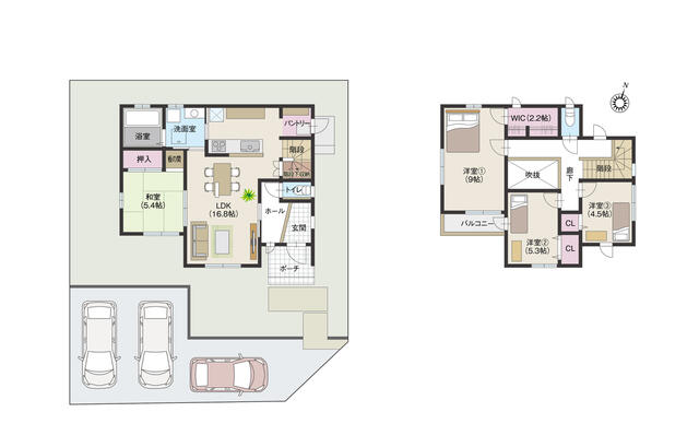 detached 三重県三重郡川越町大字当新田 地図を見る