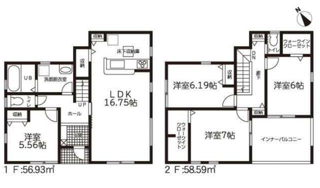 detached 三重県員弁郡東員町大字山田 地図を見る