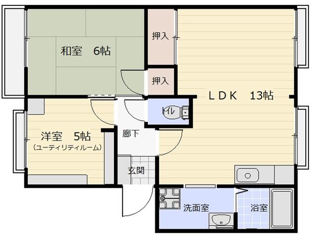 間取り図／２ＬＤＫ