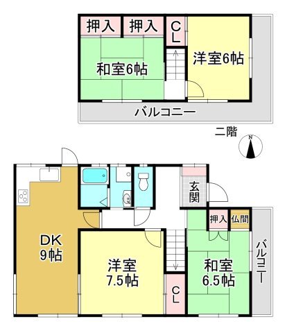 滋賀県大津市の一戸建て | 1100万円 | 3DK | 140.73m² | Akiyama house finder