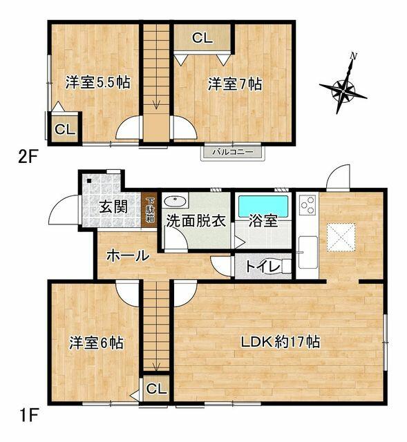 detached 滋賀県長浜市湖北町猫口 地図を見る