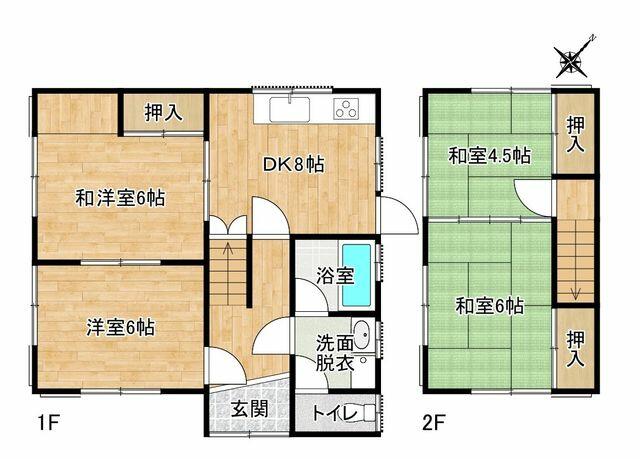 detached 滋賀県東近江市沖野５丁目 地図を見る