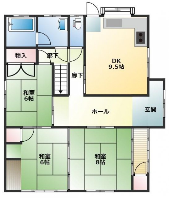 house for sale in Nagahama, Shiga | ¥9,000,000 | 6DK | Akiyama house…