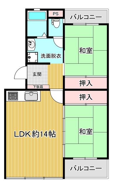 間取り図／リビングから様子が見守りやすい和室。ライフステージに合わせた