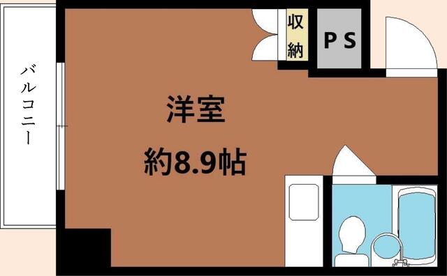 間取り図／クロス張替後未入居状態です。