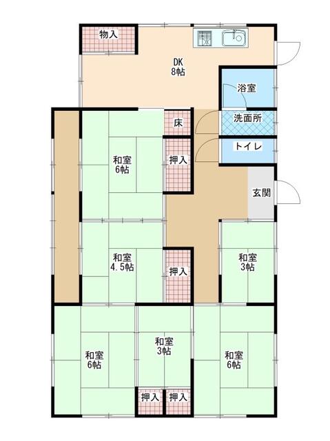 detached 徳島県名西郡石井町高原字池北 地図を見る