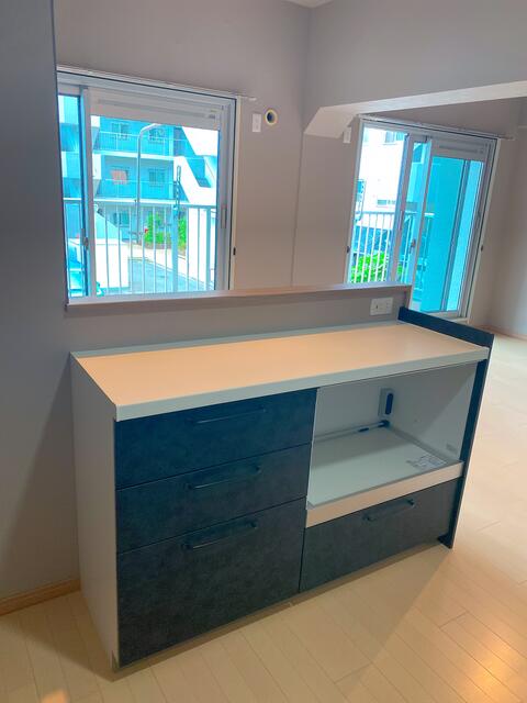 キッチン／家電収納付きカップボード