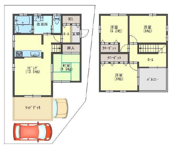 京都府京都市の一戸建て | 2850万円 | 4LDK | 110.51m² | Akiyama house finder