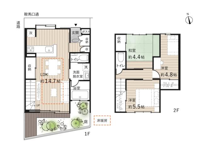 townhouse 京都府京都市北区紫野上柏野町 地図を見る