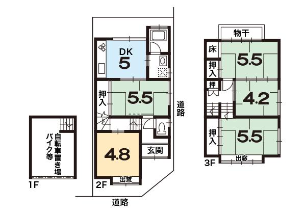 house for sale in Kyoto, Kyoto | ¥11,800,000 | 6DK | Akiyama house fi…
