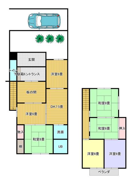 house for sale in Kyoto, Kyoto | ¥43,800,000 | 8DK | Akiyama house fi…
