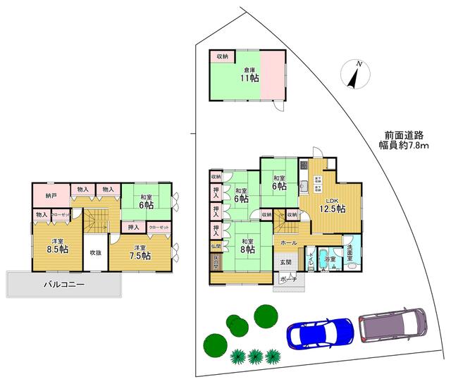 detached 京都府綴喜郡井手町大字井手小字浜田