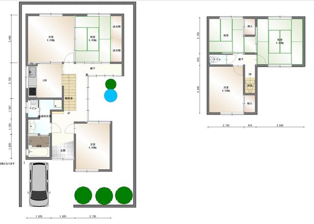 detached 京都府京都市山科区上花山桜谷 地図を見る