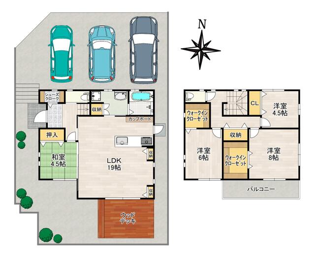 detached 京都府京田辺市同志社山手４丁目 地図を見る