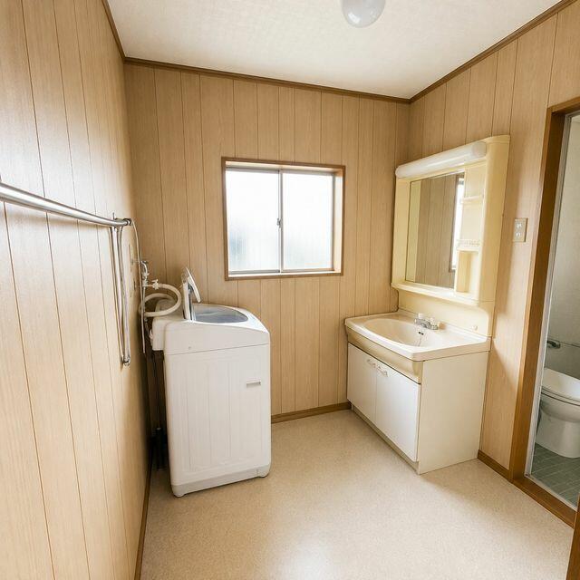 洗面台・洗面所／※この画像はＡＩで編集を施しています。
