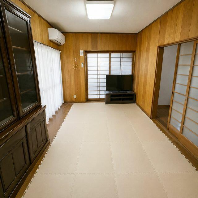 リビング以外の居室／家族みんなでのびのびと過ごせます。※この画像はＡＩで編集を施