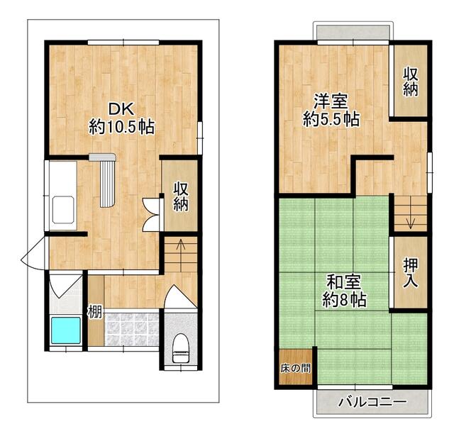 detached 大阪府八尾市明美町２丁目 地図を見る