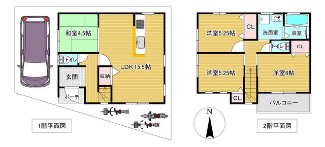 大阪府東大阪市の一戸建て | 2800万円 | 4LDK | 78.78m² | Akiyama house finder