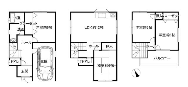 detached 大阪府富田林市中野町３丁目 地図を見る