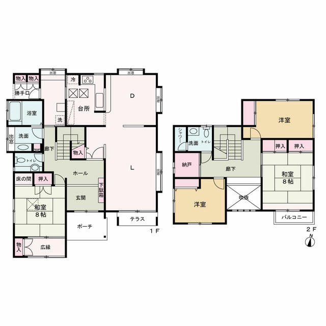 兵庫県川辺郡猪名川町の一戸建て | 2680万円 | 4LDK | 274.38m² | Akiyama house finder