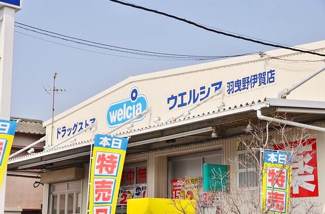 ウエルシア羽曳野伊賀店 (668m)
