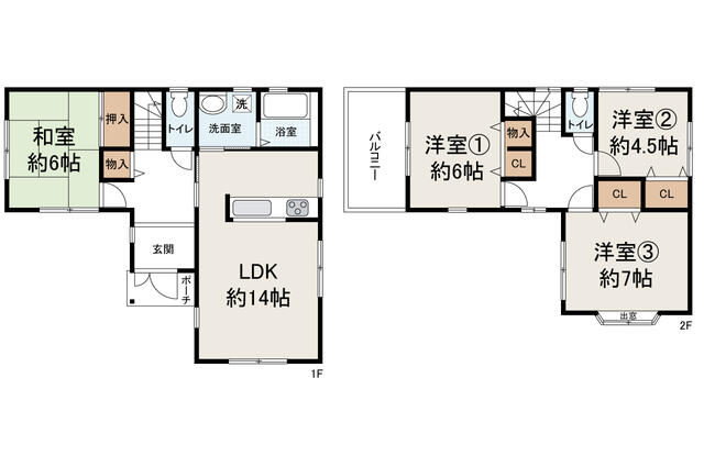 detached 大阪府和泉市府中町５丁目