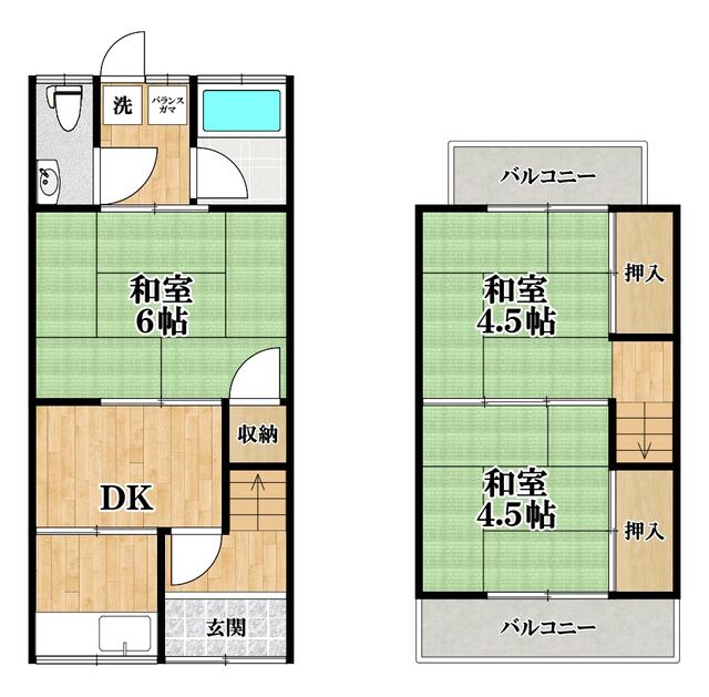 detached 大阪府松原市天美東１丁目 地図を見る
