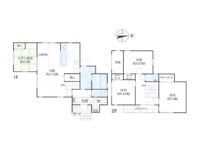 detached 京都府八幡市八幡福禄谷 地図を見る