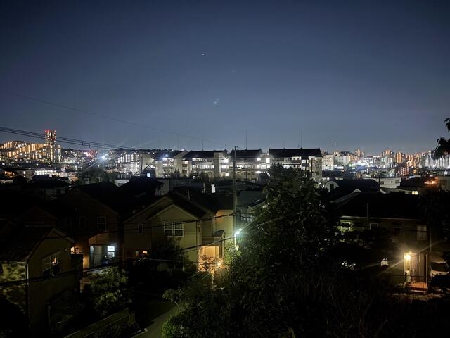 住戸からの眺望／夜景も素晴らしいです！