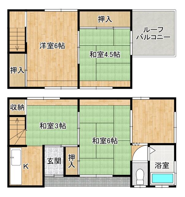 detached 大阪府大阪市住之江区西住之江３丁目 地図を見る
